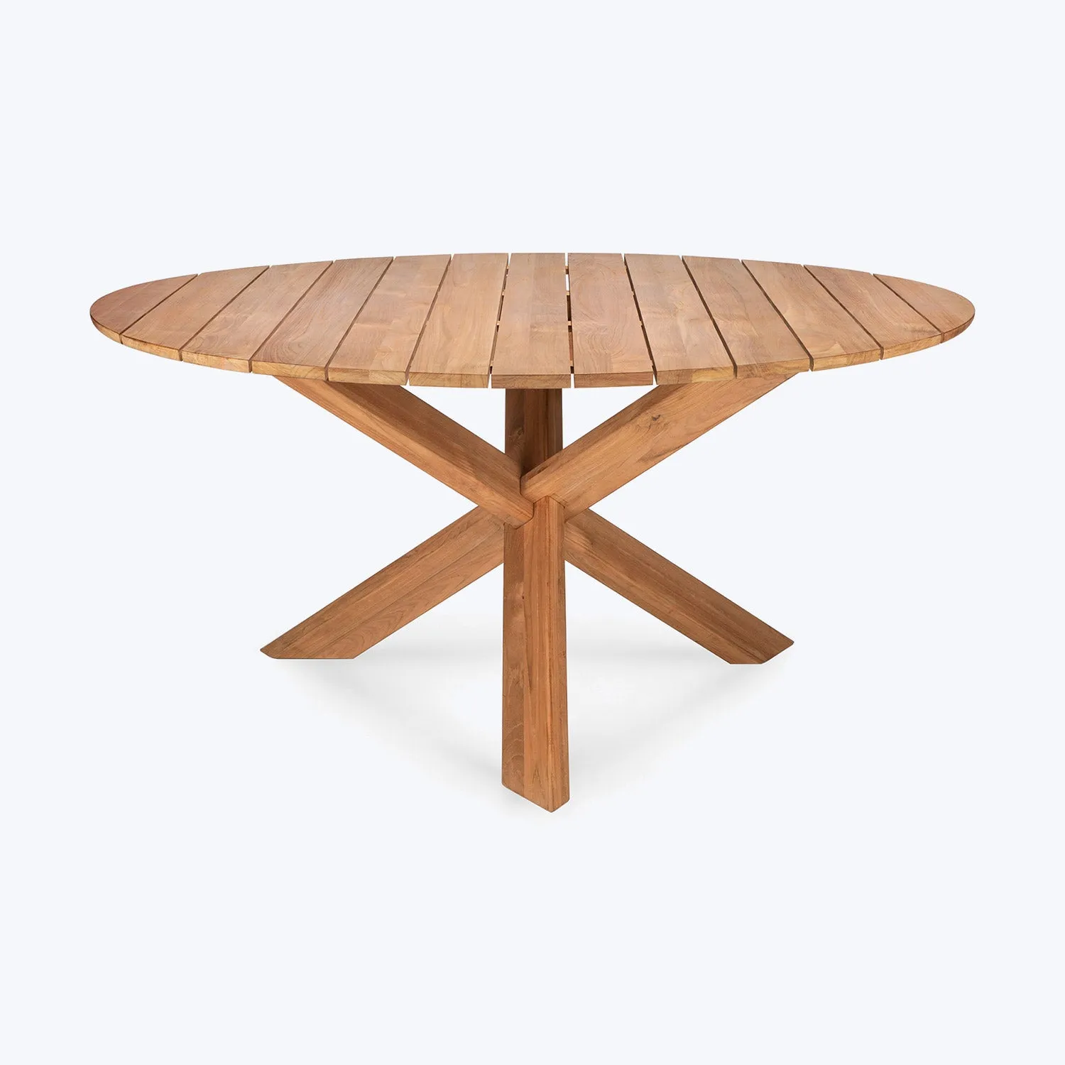 Teak Circle Outdoor Dining Table