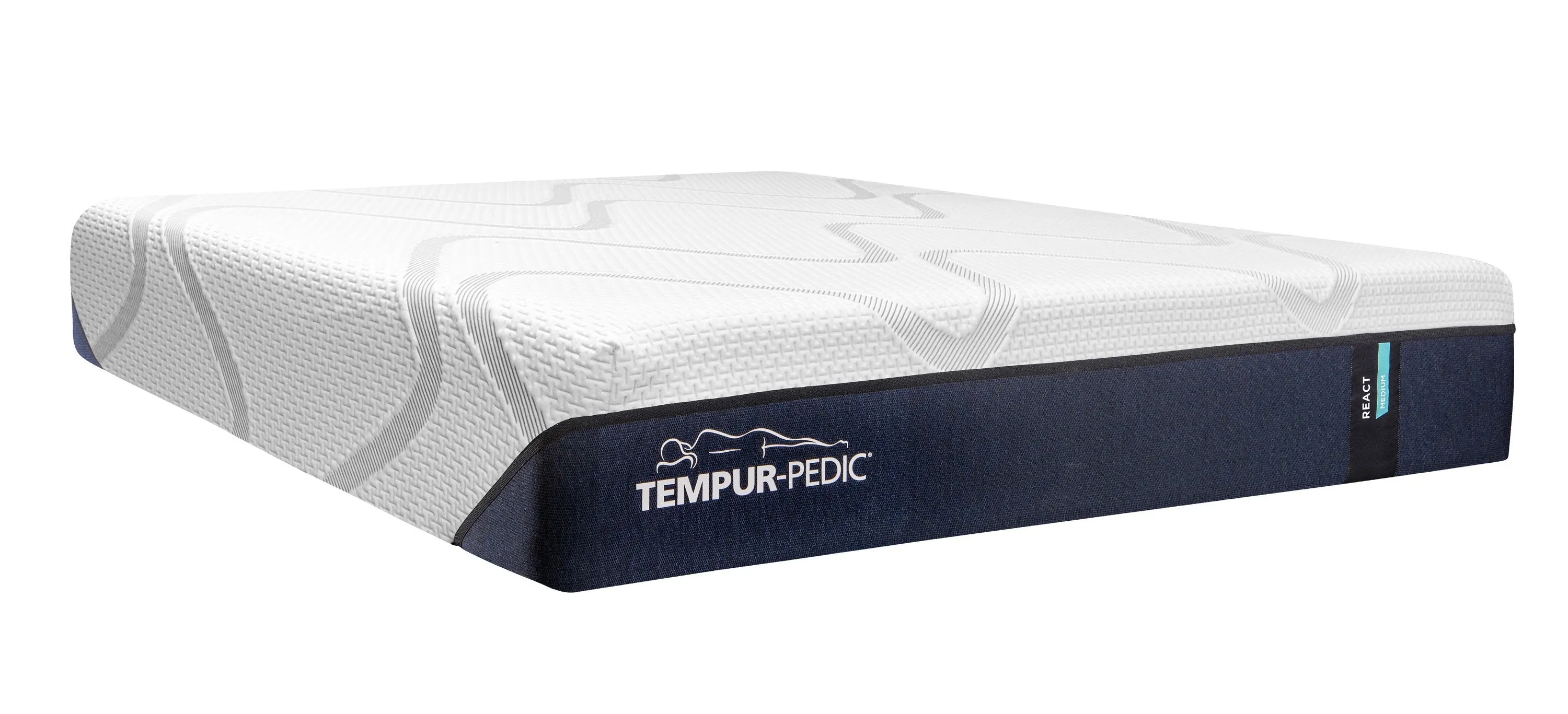 Tempur-Pedic React Medium Firm Queen Mattress and Boxspring Set