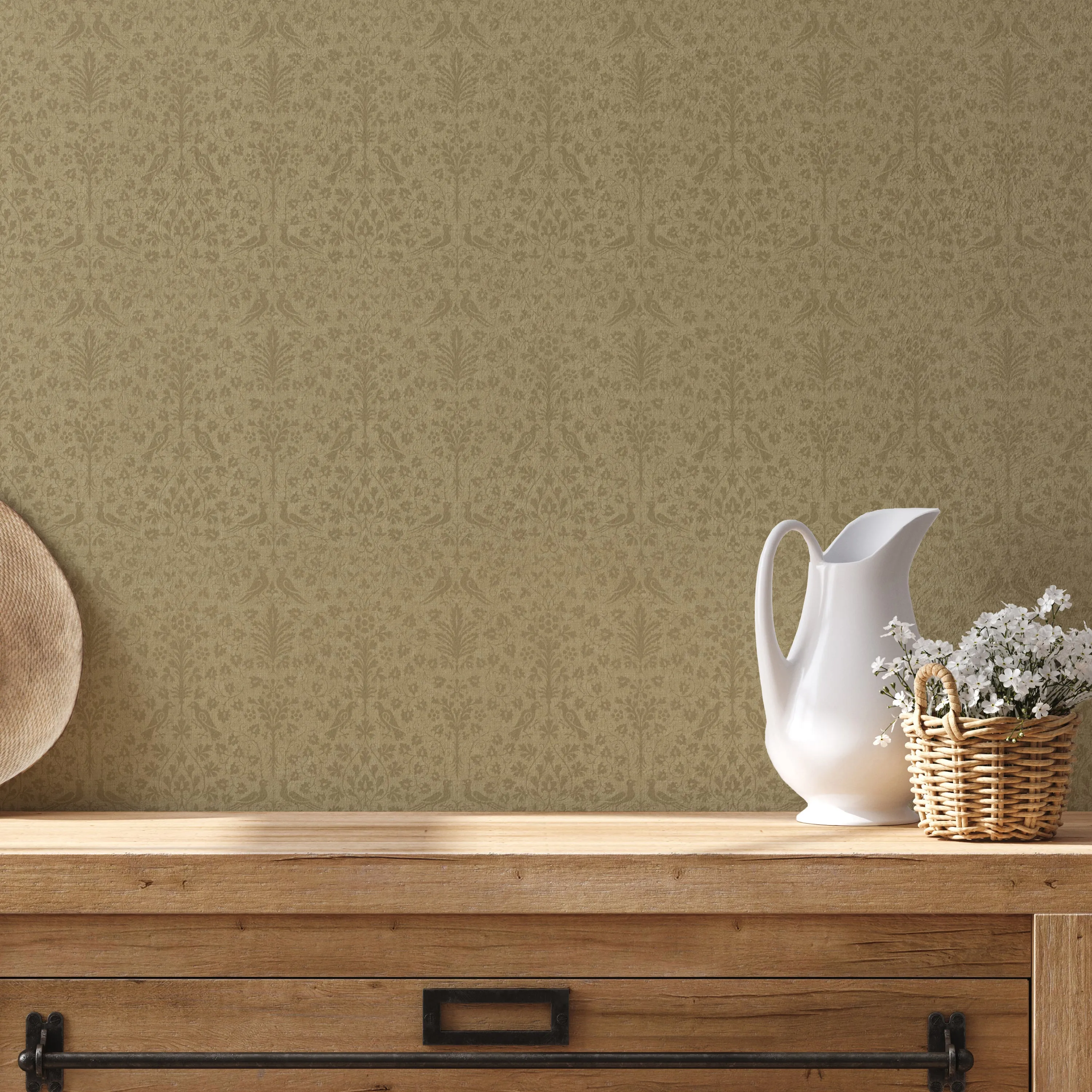 Textured Woodland Tapestry