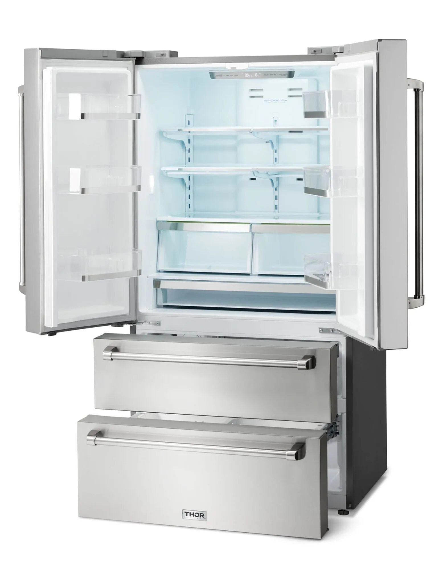 Thor Kitchen Stainless Steel French Door Refrigerator with Ice Maker (22.5 cu.ft.) - TRF3602