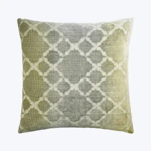 Trellis Woven Jacquard Pillow Cactus