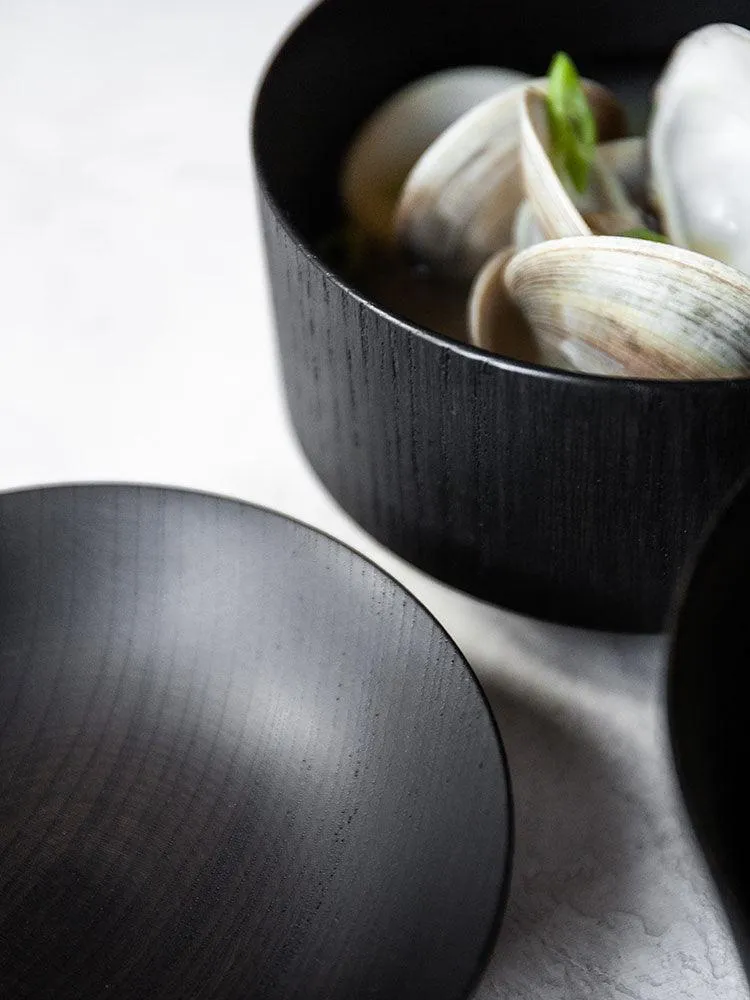 Tsumugi Wooden Bowl - Tsubo