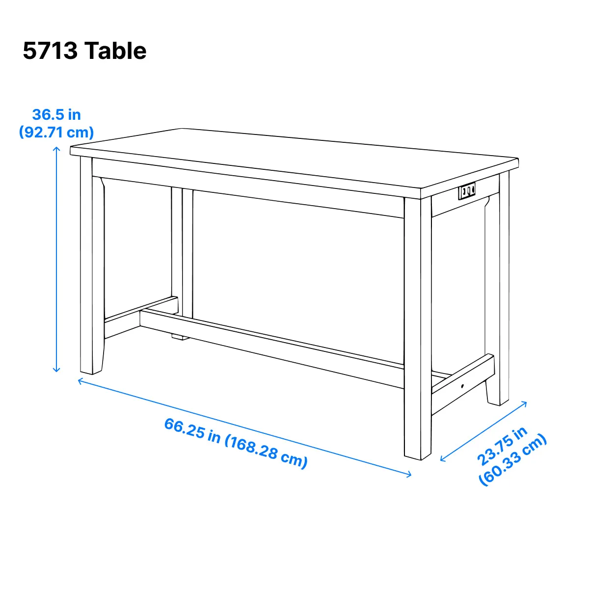 Tyon Dining Room Package - Grey - 4-Piece Set