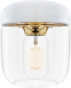 Umage Acorn Lampshade White Brass Polished, ø14