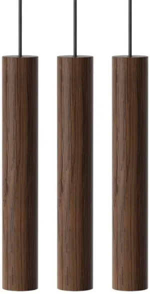 Umage Chimes Cluster Pendant, Dark Oak