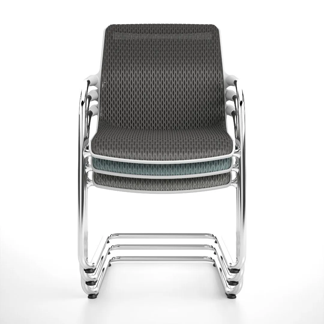 Unix Cantilever Office Chair - Stacking