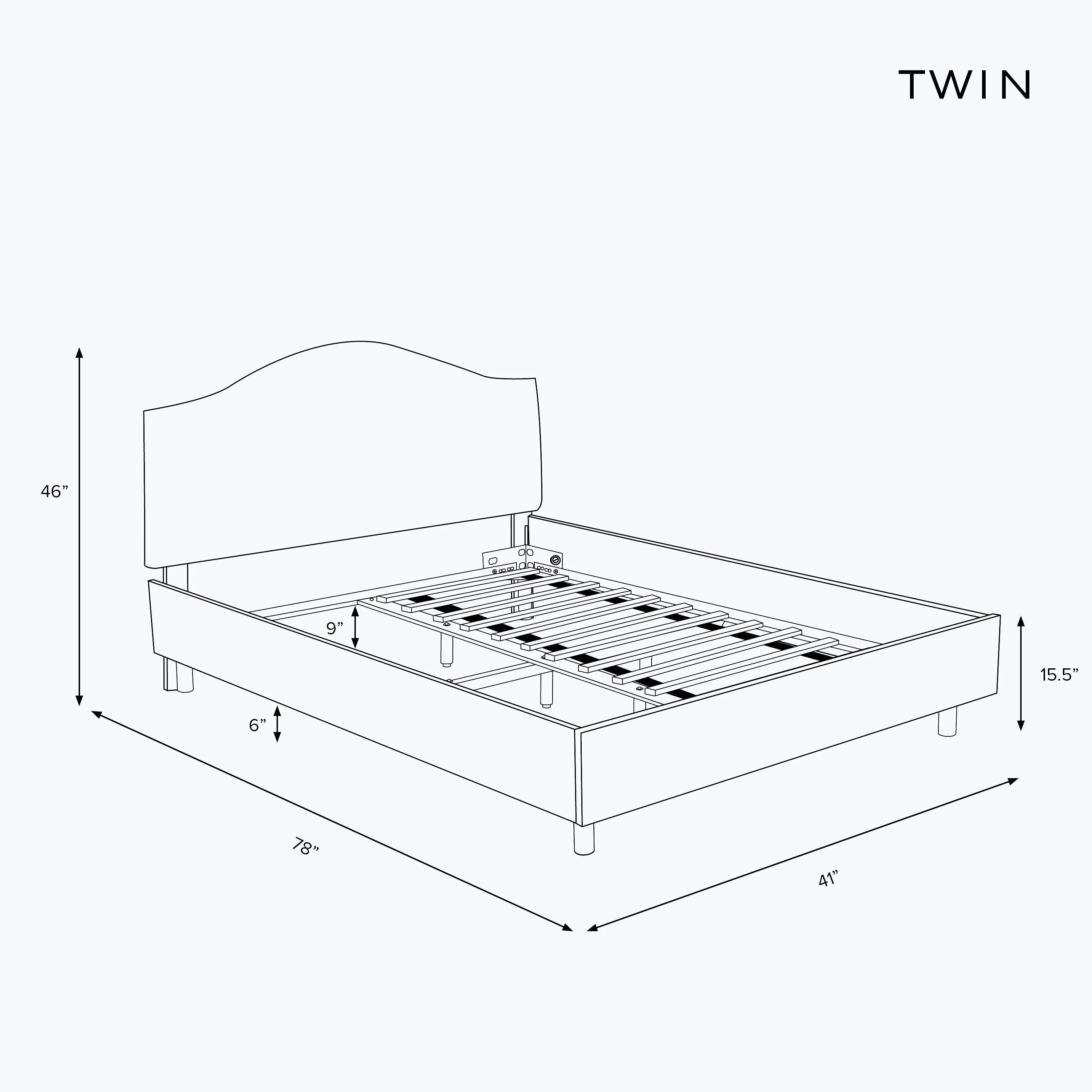 Wednesday Platform Bed