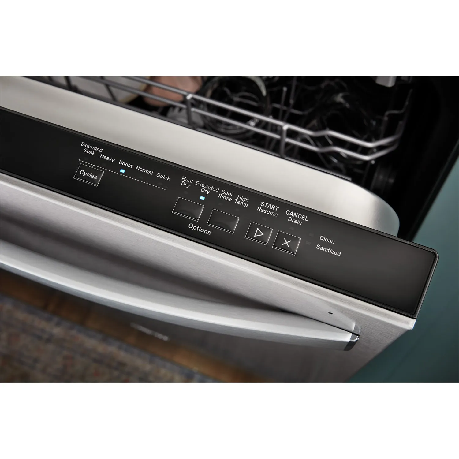 Whirlpool 24" Black Dishwasher (55 dBA) - WDP540HAMB