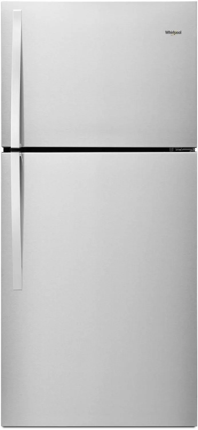 Whirlpool Metallic Steel Top-Freezer Refrigerator (19 Cu. Ft.) - WRT519SZDG