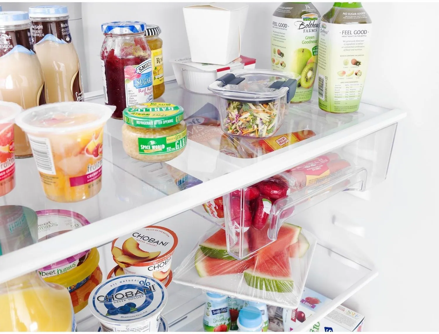 Whirlpool Metallic Steel Top-Freezer Refrigerator (19 Cu. Ft.) - WRT519SZDG
