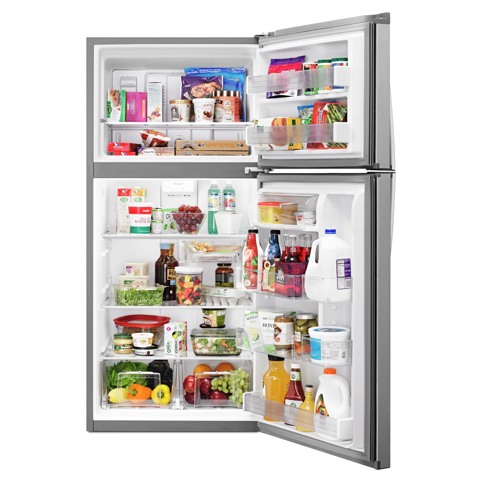 Whirlpool Stainless Steel Top-Freezer Refrigerator (19.2 Cu. Ft.) - WRT549SZDM