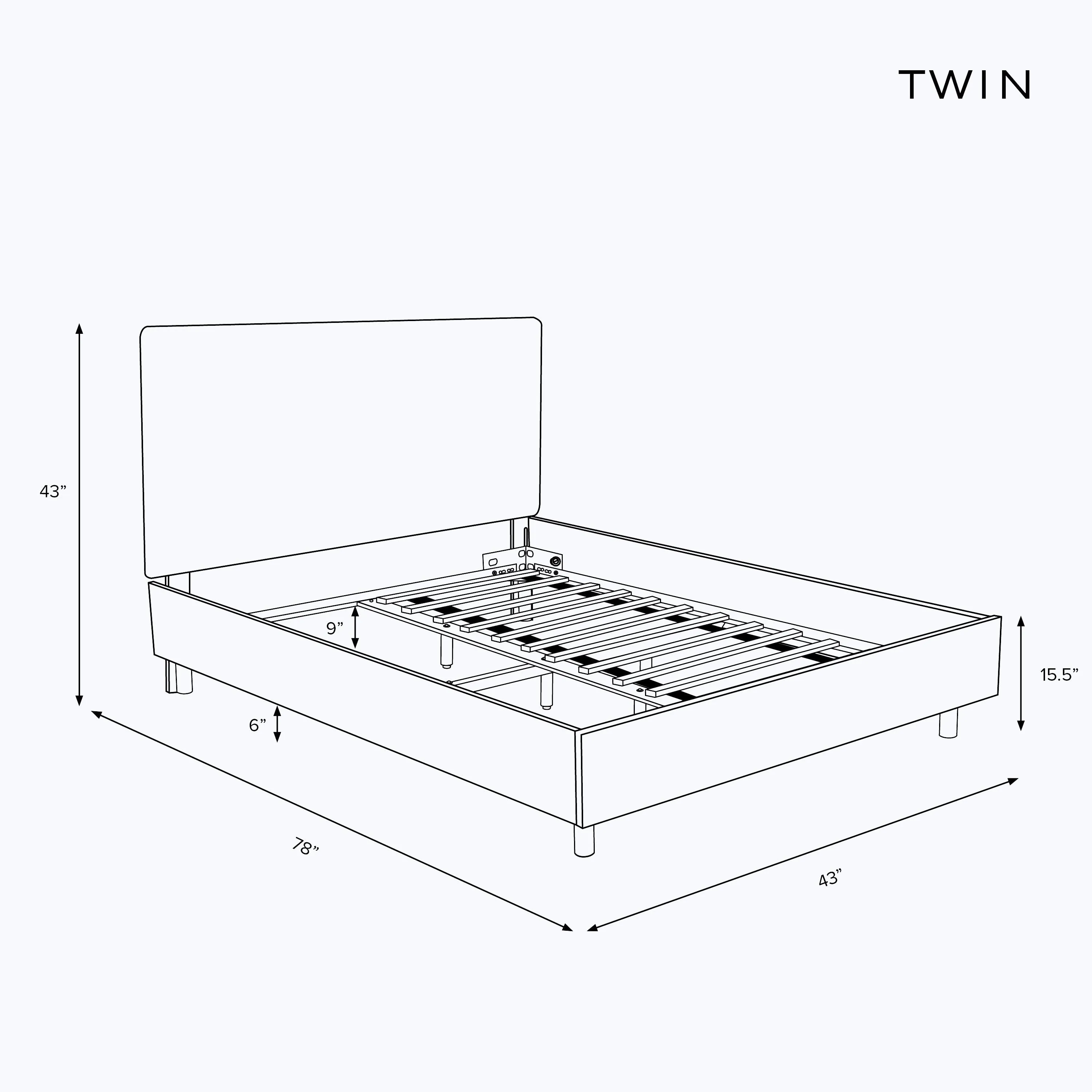 Willow Platform Bed