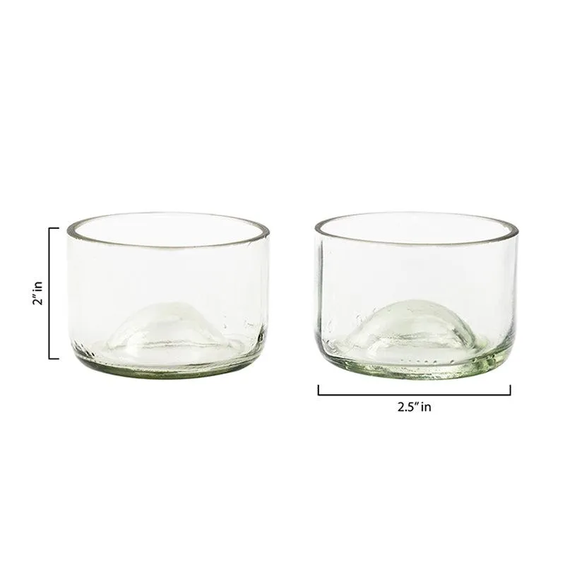 Wine Bottle ( Clear ) Serving Set With Cork Tray