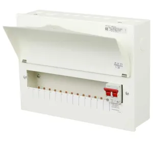 Wylex Metal 14 Way Consumer Unit 100A C/W/ SPD