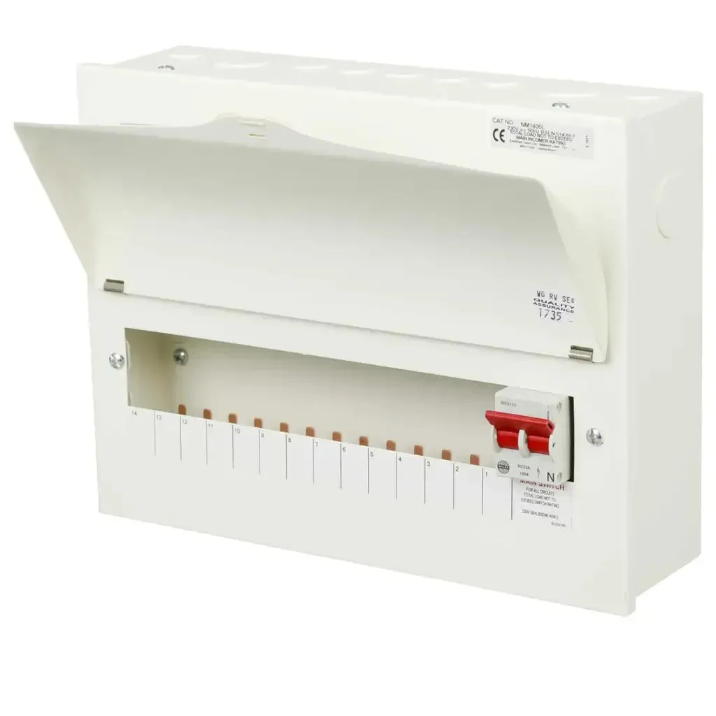 Wylex NM1406 14-Way SPD Consumer Unit c/w 10 RCBOs