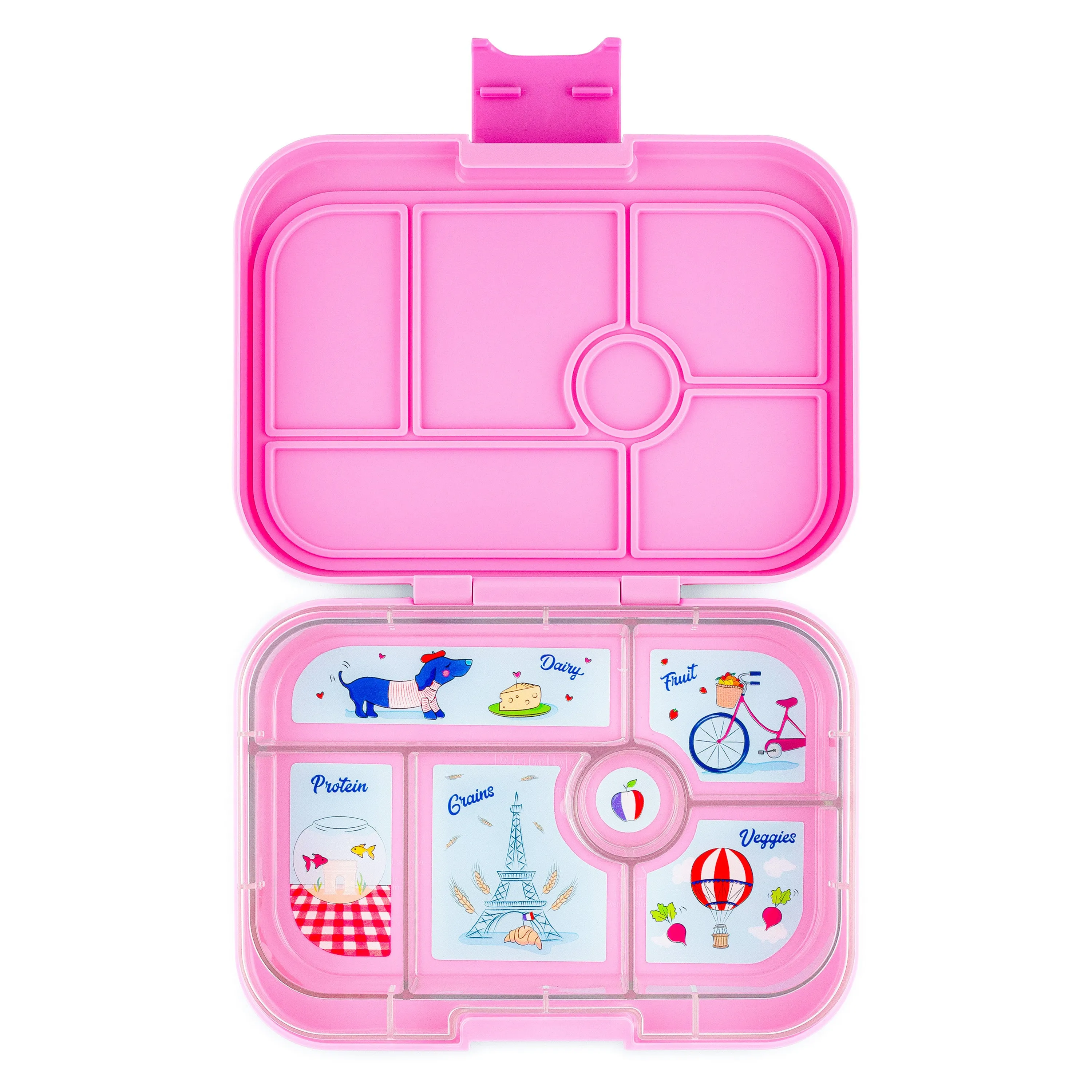 Yumbox Original 6-Compartment Lunch Box - Fifi Pink Paris