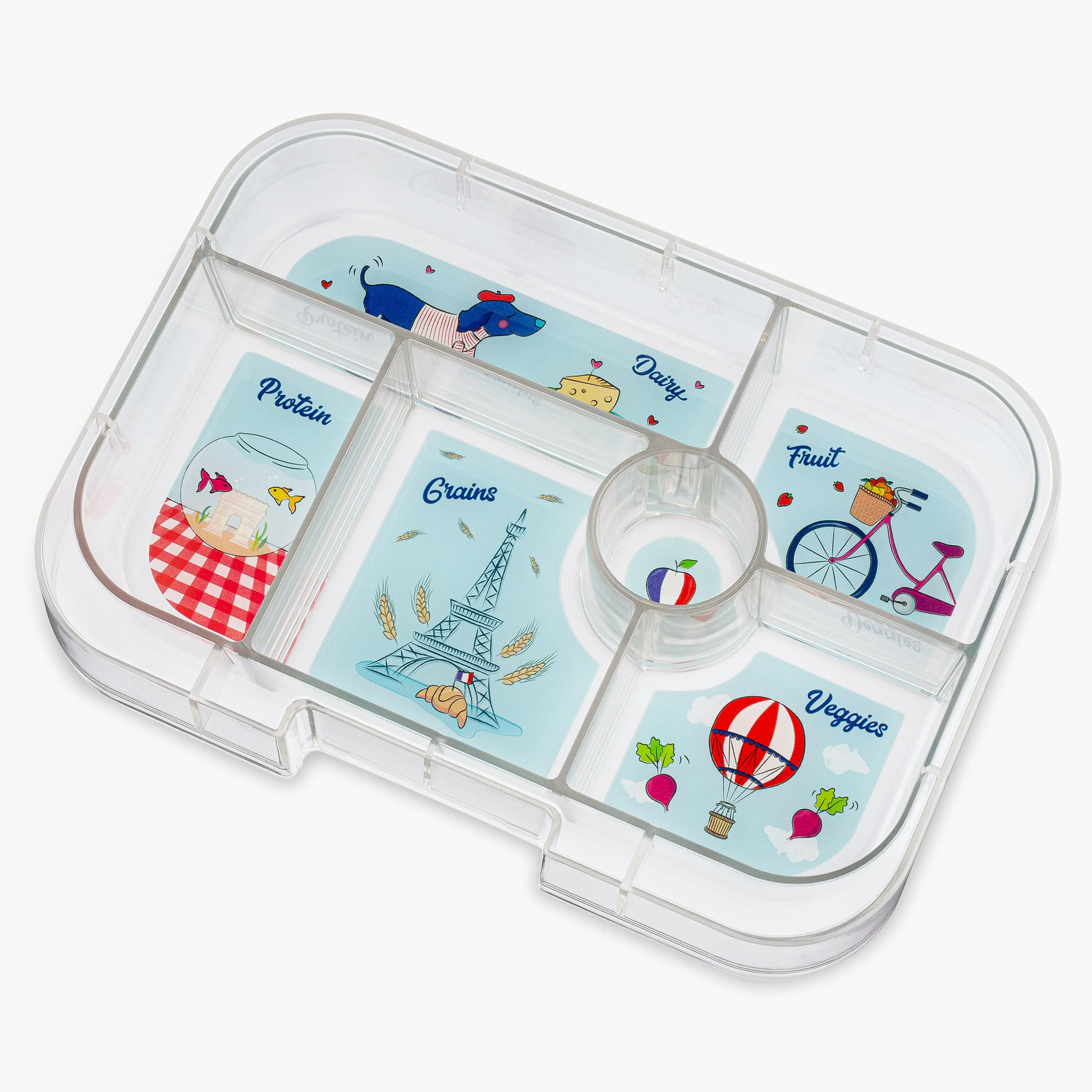 Yumbox Original 6-Compartment Lunch Box - Fifi Pink Paris